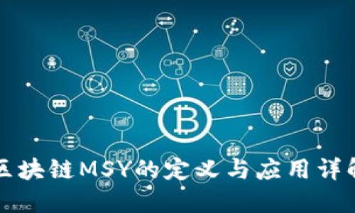 区块链MSY的定义与应用详解