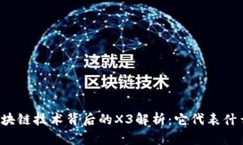 区块链技术背后的X3解析：它代表什么？